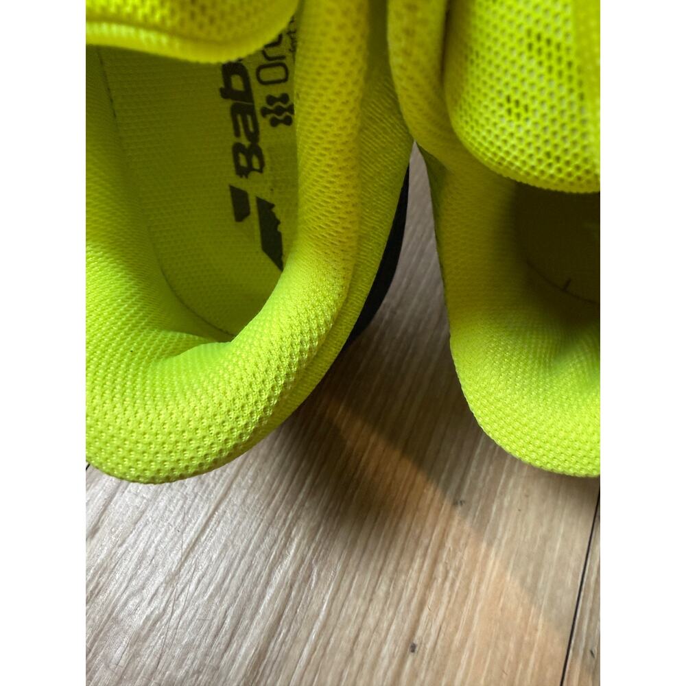 Babolat Jet Mach PKL Men 10.5 Neon Yellow Blue Michelin Pickleball Shoes - Picture 5 of 11